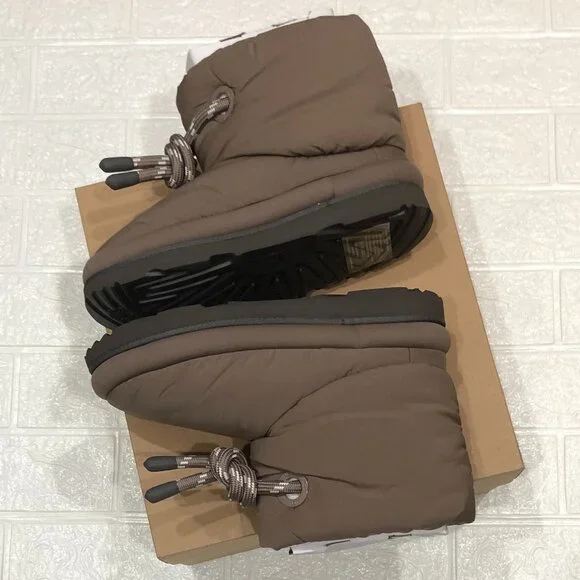 UGG Maxi Cozy Puffy Short Booties UGGPlush Warm Wool Blend Size Big Kid 4 EU 36 - Picture 8 of 14